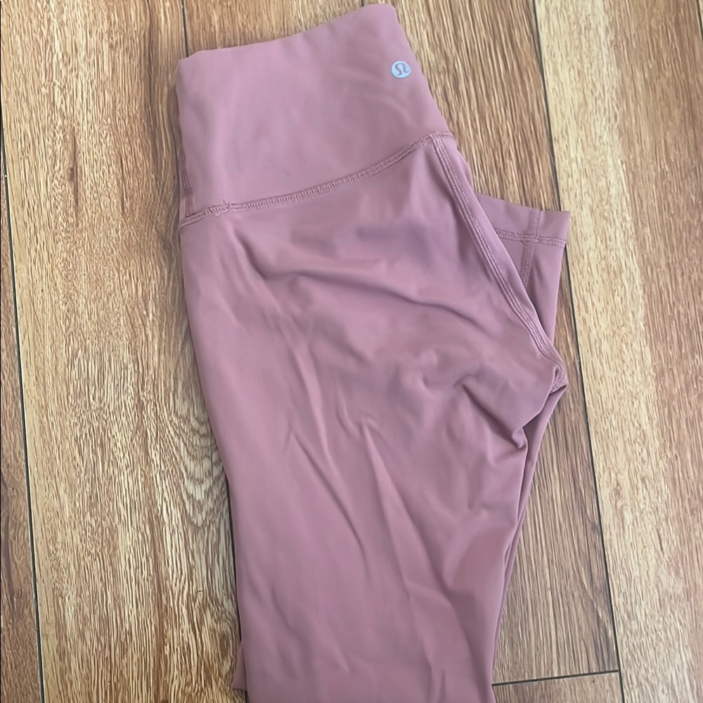 Lululemon Mauve High-Waisted Leggings